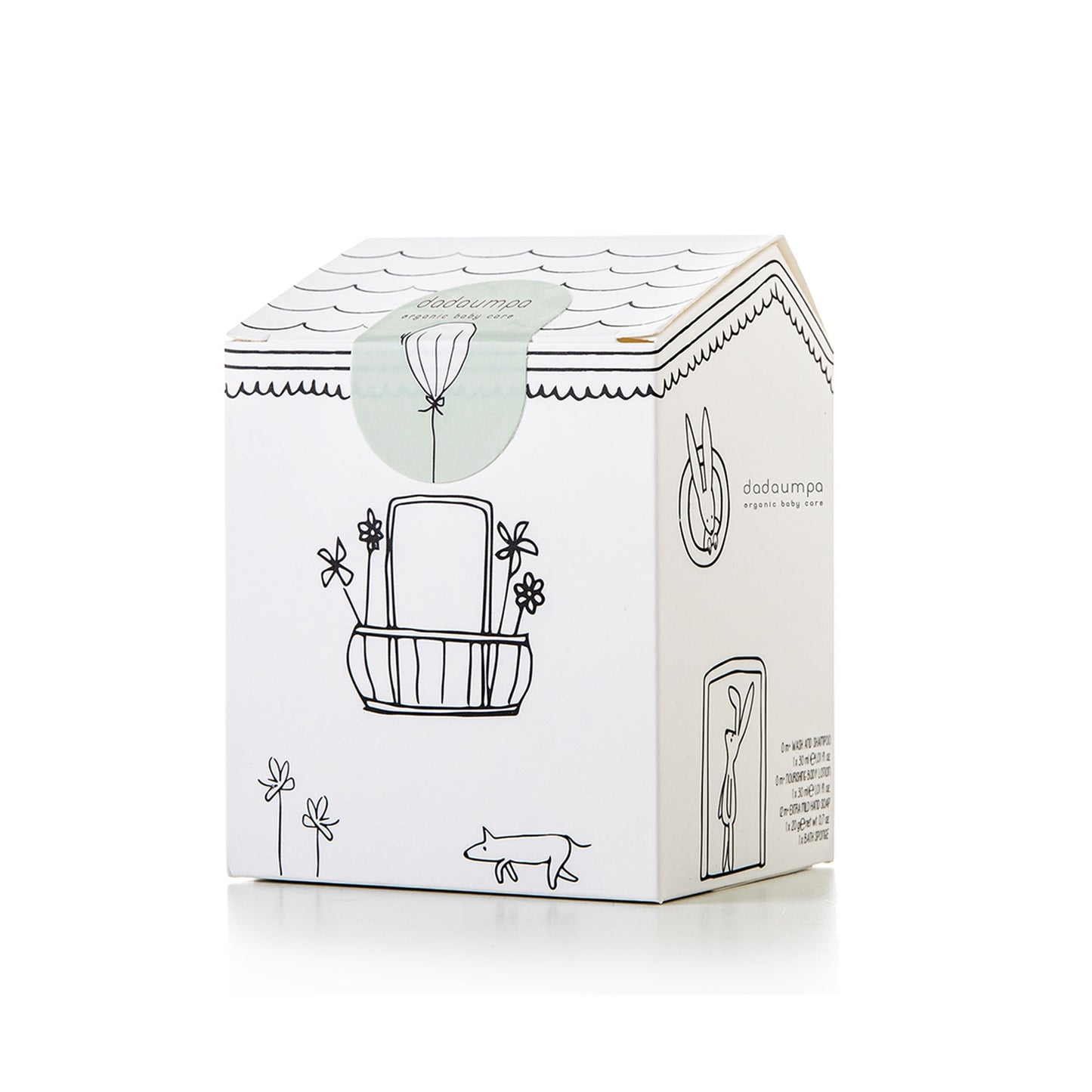 Dadaumpa 0months+ Bath & Care House Kit