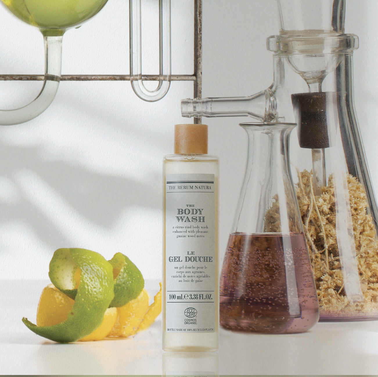 The Rerum Natura Body Wash Organic Certified (100 ml) travel size
