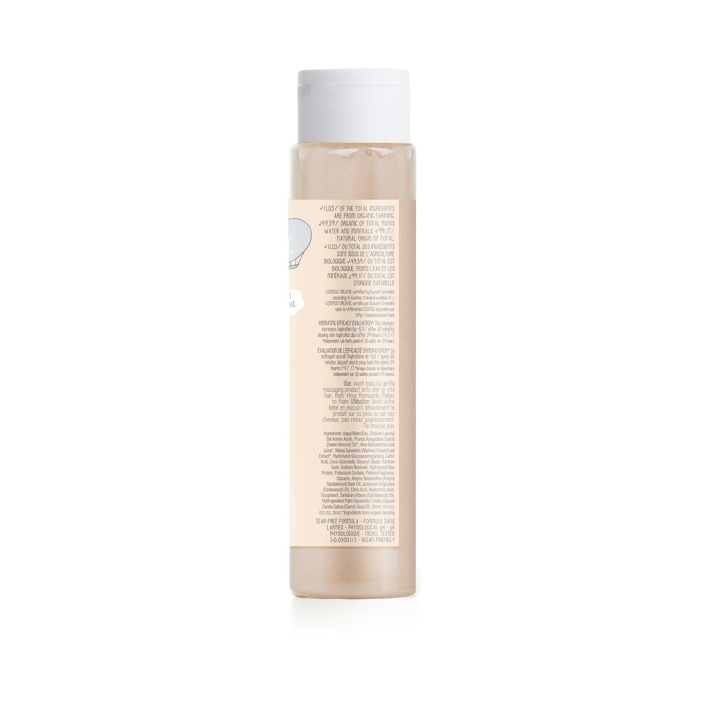 Dadaumpa 0months+ Wash And Shampoo Organic Certified (100 ml) travel size