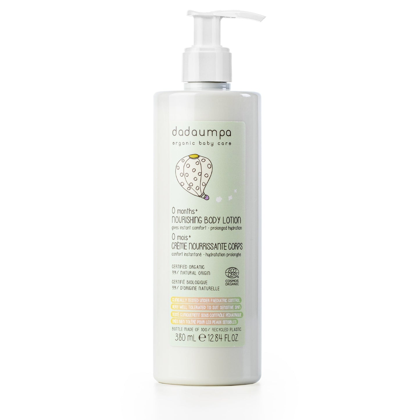 Dadaumpa 0months+ Nourishing Body Lotion Organic Certified (380 ml)