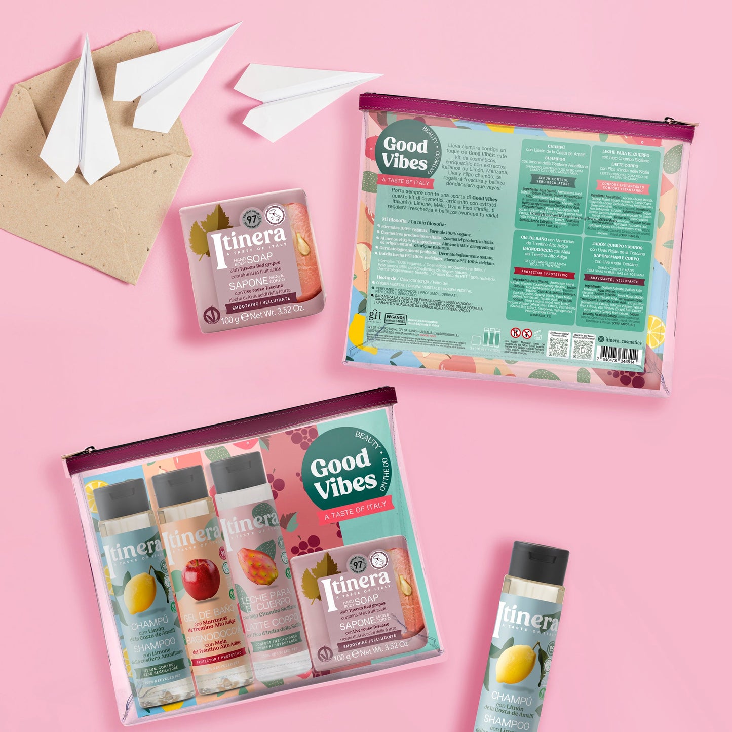 Itinera "Good Vibes" Travel Set