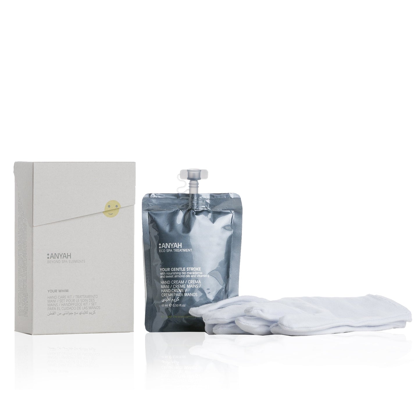 Anyah moisturising treatment for hands open kit