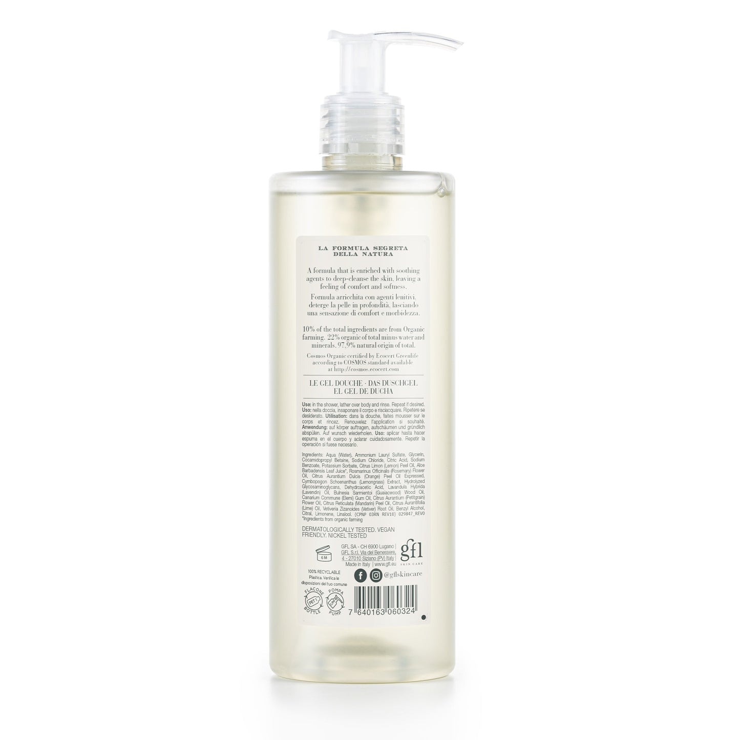 The Rerum Natura Body Wash Organic Certified (380 ml)
