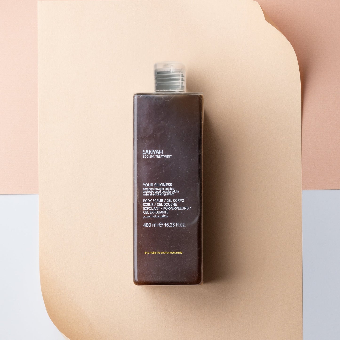 Anyah Exfoliating Scrub Body Gel Ecolabel Certified ambient (