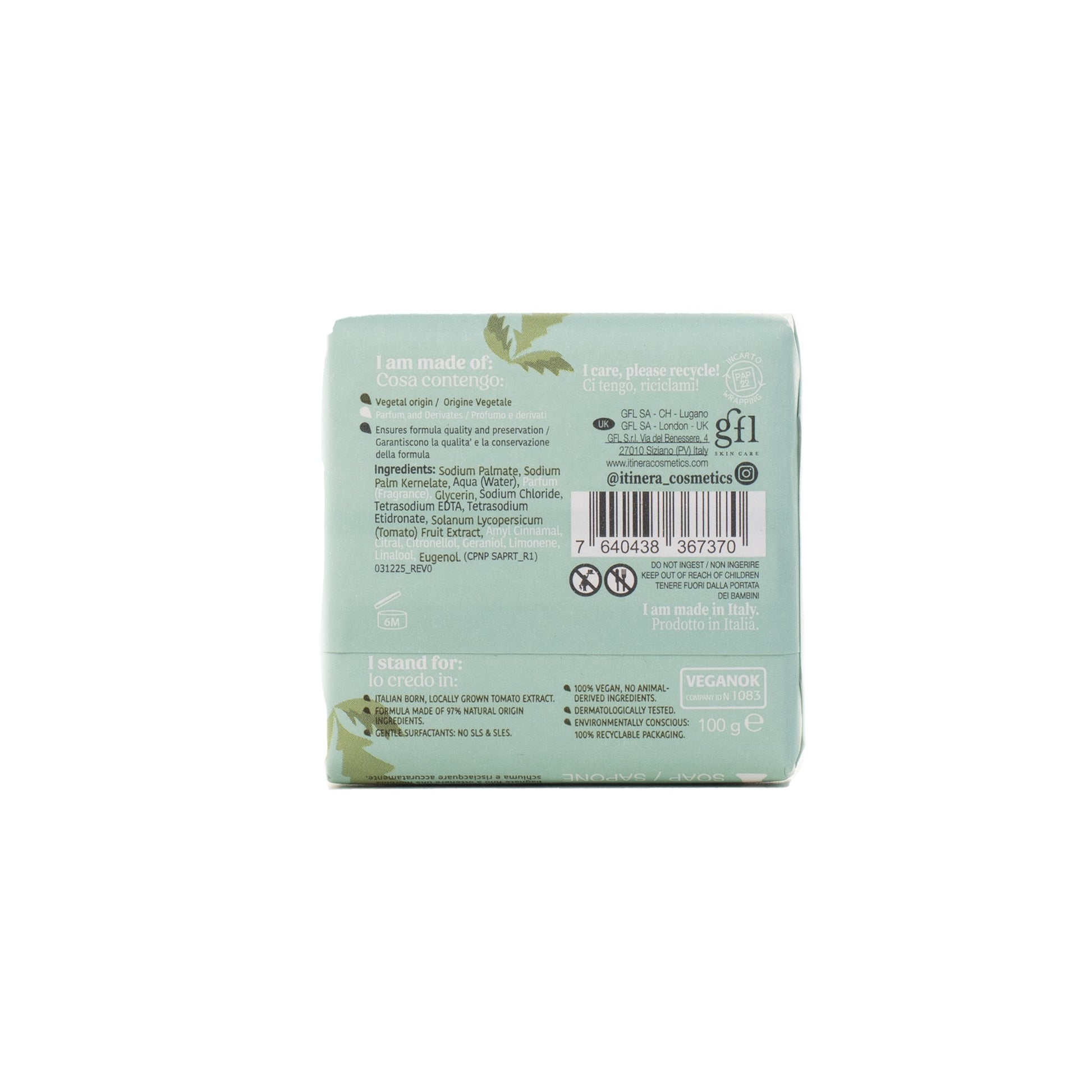 Itinera Refreshing Hand Body Soap (100 g)